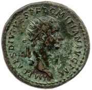 Dupondius - Domitian TR P COS VII DES VIII P P S C; Minerva obverse image