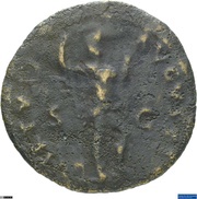 Dupondius - Domitian VIRTVTI AVGVSTI S C; Virtus, Rome, 87 reverse image