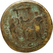 Dupondius - Domitian COS XIIII LVD SAEC FEC S C, Rome, 88 reverse image
