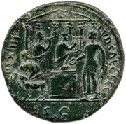 Dupondius - Domitian COS XIIII LVD SAEC FEC S C, Rome, 88 reverse image