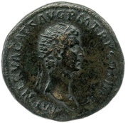 Dupondius - Nerva LIBERTAS PVBLICA S C; Libertas obverse image