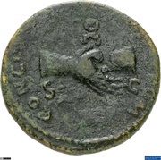 Dupondius - Nerva CONCORDIA EXERCITVVM S C, Rome, 97 reverse image