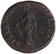 Dupondius - Nerva LIBERTAS PVBLICA S C; Libertas, Rome, 97 reverse image