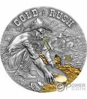 2000 Francs Gold rush, Cameroon, 2021 reverse image