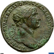 Dupondius - Trajan S P Q R OPTIMO PRINCIPI S C ARAB ADQVIS; Arabia obverse image