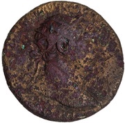 Dupondius - Trajan S P Q R OPTIMO PRINCIPI S C; Spes obverse image