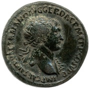 Dupondius - Trajan S P Q R OPTIMO PRINCIPI S C obverse image