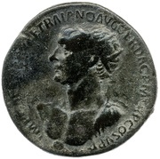 Dupondius - Trajan S P Q R OPTIMO PRINCIPI S C obverse image
