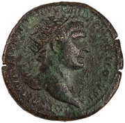 Dupondius - Trajan S P Q R OPTIMO PRINCIPI S C obverse image