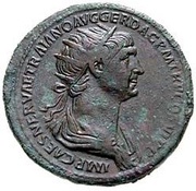 Dupondius - Trajan DACIA AVGVST PROVINCIA S C; Dacia obverse image