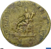 Dupondius - Trajan FORTVNAE REDVCI S C; Fortuna, Rome, 112-114 reverse image