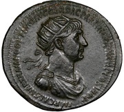 Dupondius - Trajan SENATVS POPVLVSQVE ROMANVS S C obverse image
