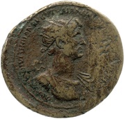 Dupondius - Hadrian DAC PARTHICO P M TR P COS P P CONCORDIA SC; Concordia and Spes obverse image
