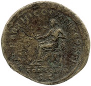 Dupondius - Hadrian DAC PARTHICO P M TR P COS P P CONCORDIA SC; Concordia and Spes reverse image