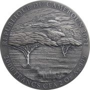 2000 Francs Mountain gorilla obverse image