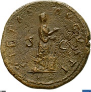 Dupondius - Hadrian PIETAS AVGVSTI S C; Pietas, Rome, 121 reverse image