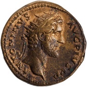 Dupondius - Antoninus Pius TR POT COS II S C; Fides obverse image