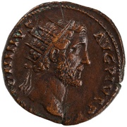 Dupondius - Antoninus Pius ALEXANDRIA COS II S C; Alexandria obverse image