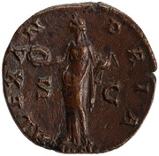 Dupondius - Antoninus Pius ALEXANDRIA COS II S C; Alexandria, Rome, 139 reverse image