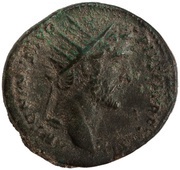 Dupondius - Antoninus Pius FELICITAS AVG S C; Felicitas obverse image