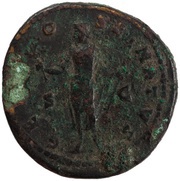Dupondius - Antoninus Pius GENIO SENATVS S C; Genius, Rome, 140-144 reverse image