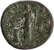 Dupondius - Antoninus Pius SALVS AVG S C; Salus, Rome, 140-144 reverse image