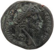 Dupondius - Antoninus Pius SECVRITAS AVG S C; Securitas obverse image