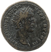 Dupondius - Antoninus Pius SPES P R S C; Spes obverse image
