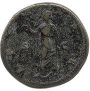 Dupondius - Antoninus Pius SPES P R S C; Spes, Rome, 140-144 reverse image