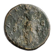Dupondius - Marcus Aurelius HILARITAS S C; Hilaritas, Rome, 140-144 reverse image