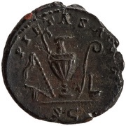 Dupondius - Marcus Aurelius PIETAS AVG S C, Rome, 140-144 reverse image