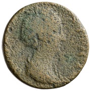 Dupondius - Faustina the Elder AETERNITAS S C; Aeternitas obverse image
