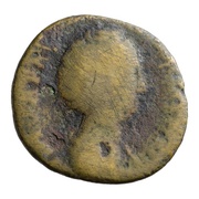 Dupondius - Faustina the Elder AETERNITAS S C; Aeternitas obverse image