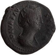 Dupondius - Faustina the Elder AVGVSTA S C; Ceres obverse image