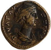 Dupondius - Faustina the Elder AVGVSTA S C; Ceres obverse image