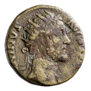 Dupondius - Antoninus Pius VOTA SOL DEC II COS IIII S C obverse image