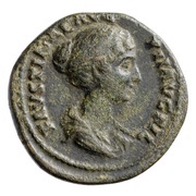 Dupondius - Faustina the Younger VENVS S C; Venus obverse image