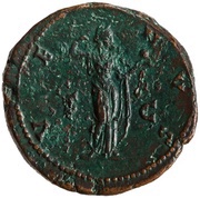 Dupondius - Faustina the Younger VENVS S C; Venus, Rome, 145-161 reverse image