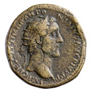 Dupondius - Antoninus Pius TR POT XV COS IIII ANNONA AVG S C; Annona obverse image