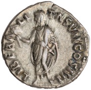 Dupondius - Antoninus Pius LIBERTAS COS IIII S C; Libertas, Rome, 152-153 reverse image