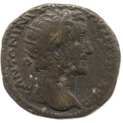 Dupondius - Antoninus Pius LIBERTAS COS IIII S C; Libertas obverse image