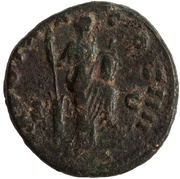 Dupondius - Antoninus Pius TR POT XX COS IIII S C; Annona, Rome, 156-157 reverse image