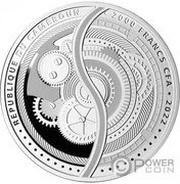 2000 Francs Wheels of time obverse image