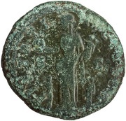 Dupondius - Antoninus Pius PIETATI AVG COS IIII S C; Pietas, Rome, 158-159 reverse image