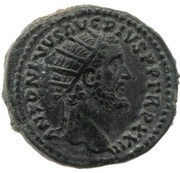 Dupondius - Antoninus Pius VOTA SOL DEC II COS IIII S C obverse image