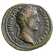 Dupondius - Antoninus Pius PIETATI AVG COS IIII S C; Pietas obverse image