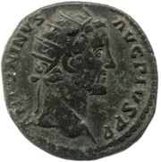 Dupondius - Antoninus Pius TR POT XXIIII COS IIII S C; Pietas obverse image