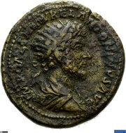 Dupondius - Marcus Aurelius and Lucius Verus CONCORD AVGVSTOR TR P XV COS III S C obverse image