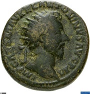 Dupondius - Marcus Aurelius SALVTI AVGVSTOR TR P XVII COS III S C; Salus obverse image