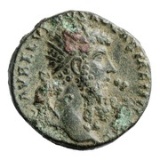 Dupondius - Lucius Verus TR P IIII IMP II COS II S C; Mars obverse image